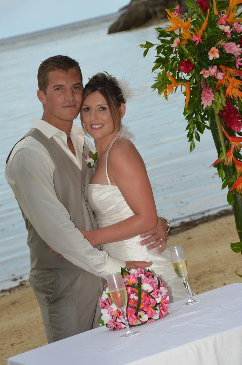 Photo Mariage aux Seychelles de Stephanie & David